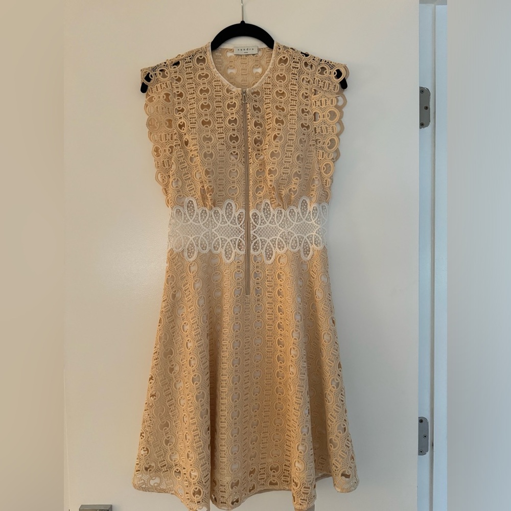 Sandro Lace Mini Dress